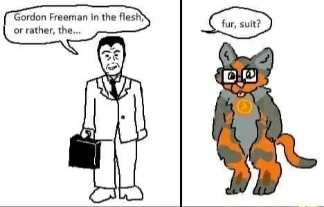 Gordon Freeman in the Fur