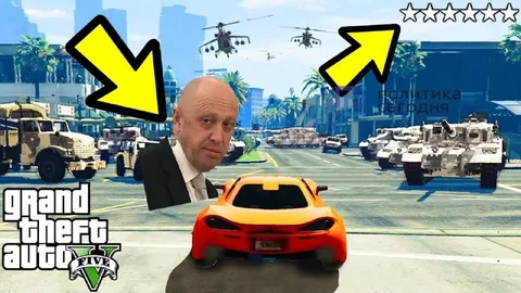 Prigozhin Wanted Level in GTA