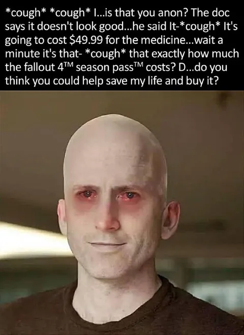 Coughing for the Fallout 4 Pass