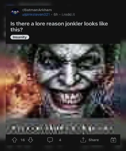Why Does Jonkler Look Like This