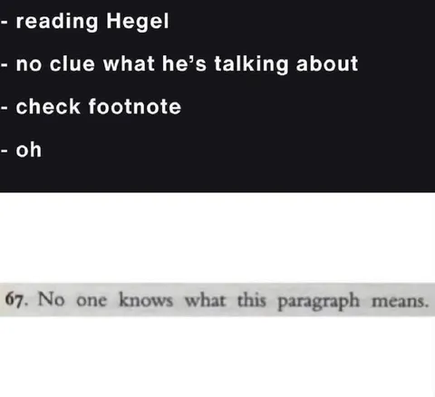 Reading Hegel Footnote Revelation
