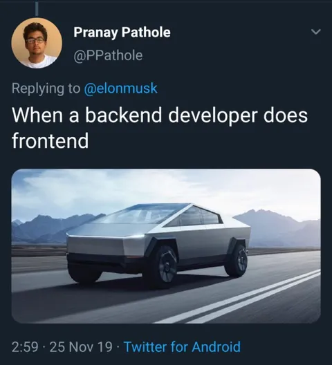 Backend Developer Does Frontend