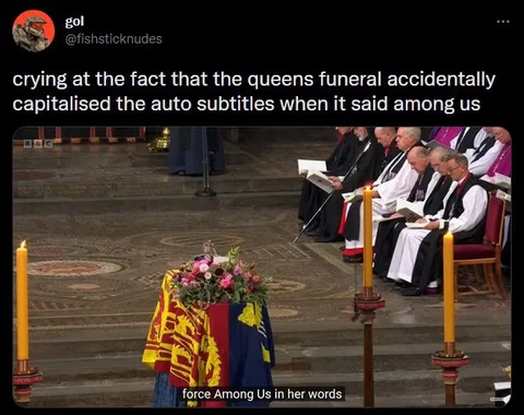 Queen’s Funeral Says Among Us