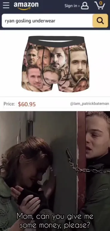 Ryan Gosling Underwear Money Plea