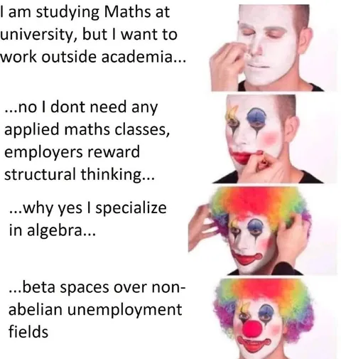 Math Student Becomes a Clown