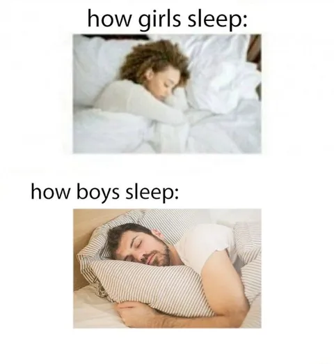 How Girls and Boys Sleep