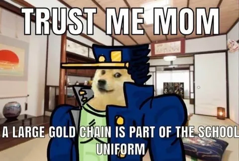 Doge School Uniform Excuse
