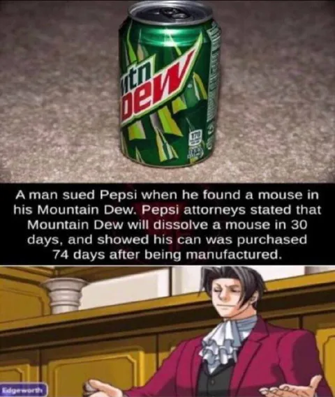 Mountain Dew Mouse Lawsuit
