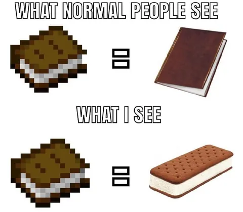 Pixel Sandwich Vision Meme