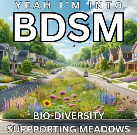 BDSM Biodiversity Meadows Joke