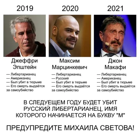 Предскажите Михаила Светова