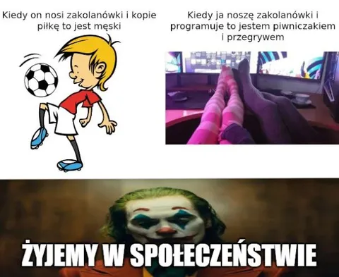 Zakolanówki i podwójne standardy