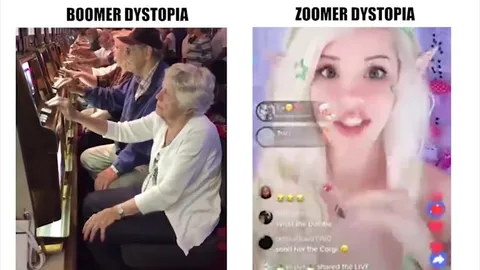 Boomer and Zoomer Dystopia