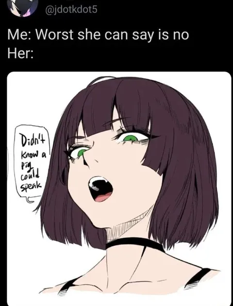 Worst She Can Say Is No