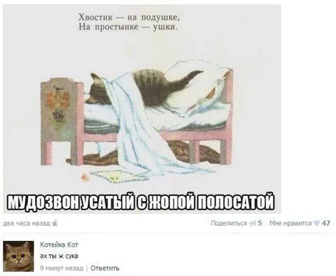 Мудозвон усатый полосатый