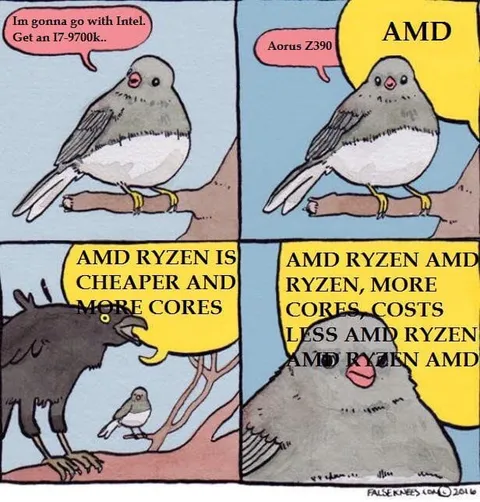 AMD Ryzen More Cores Meme