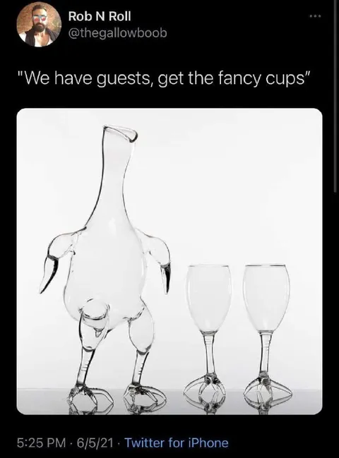 Fancy Cups for Guests