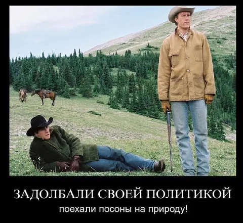 Задолбали своей политикой
