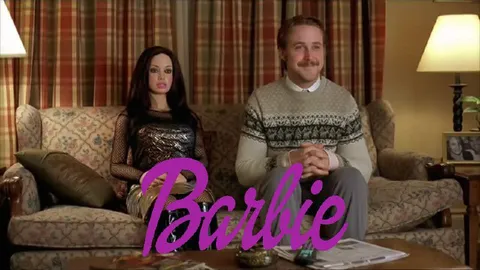 Barbie Living Room Scene
