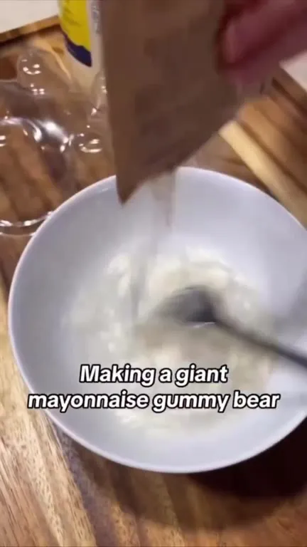 Giant Mayonnaise Gummy Bear
