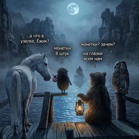 Монетки на глазки всем нам