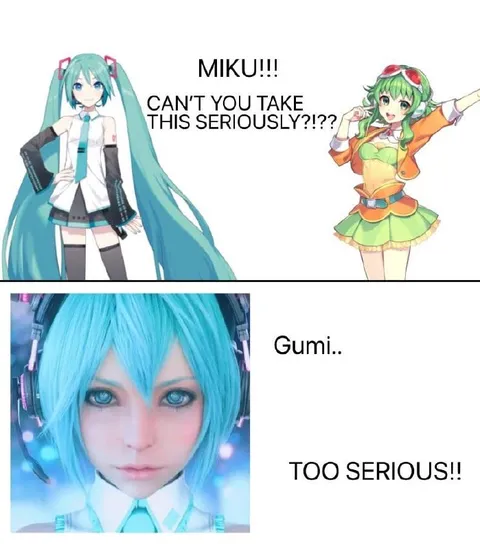 Miku Takes It Too Seriously