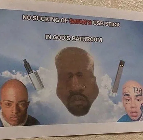 Satan's USB Stick in God's Bathroom
