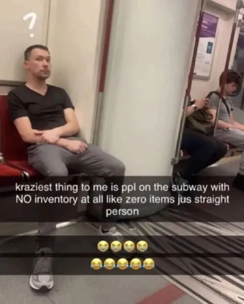Subway Passenger With No Inventory
