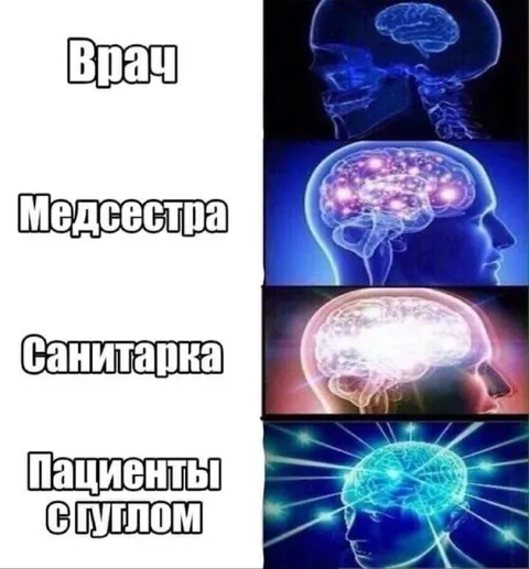 Мозг пациентов с гулом