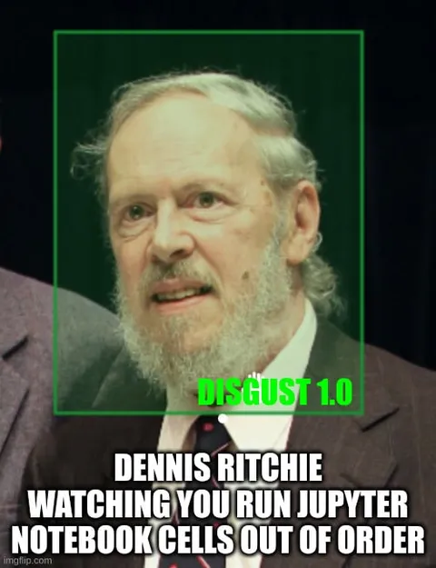 Dennis Ritchie Disgusted by Jupyter