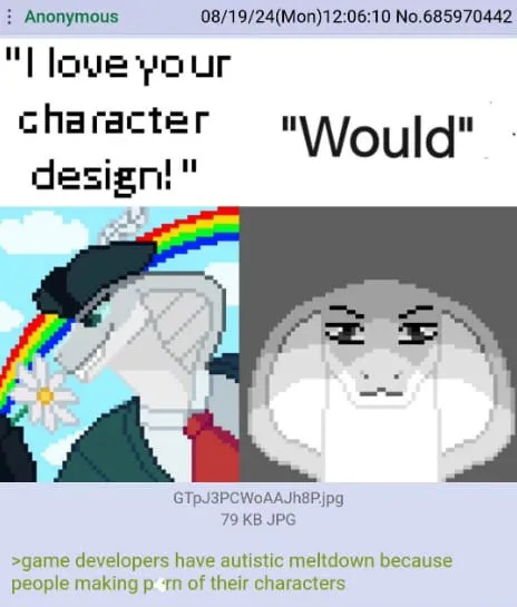 Character Design Would Be a Shame