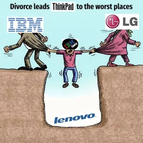 Divorce Leads ThinkPad Apart