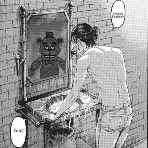 Freddy Fazbear at the Sink