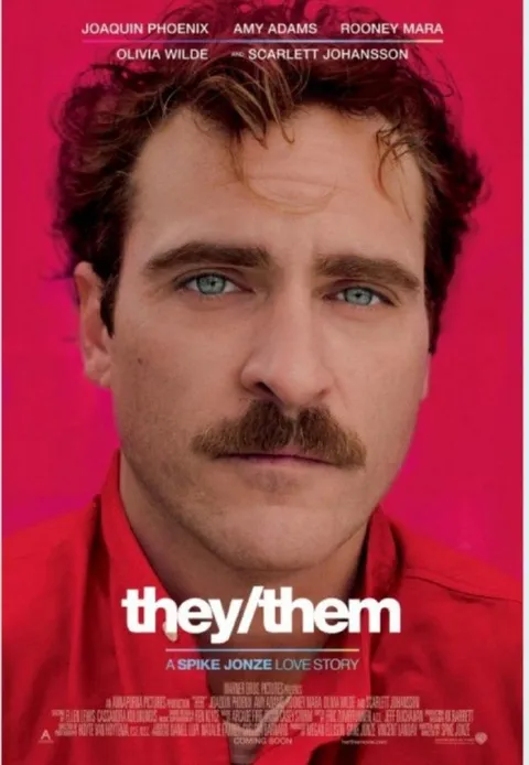 They/Them Joaquin Phoenix Poster