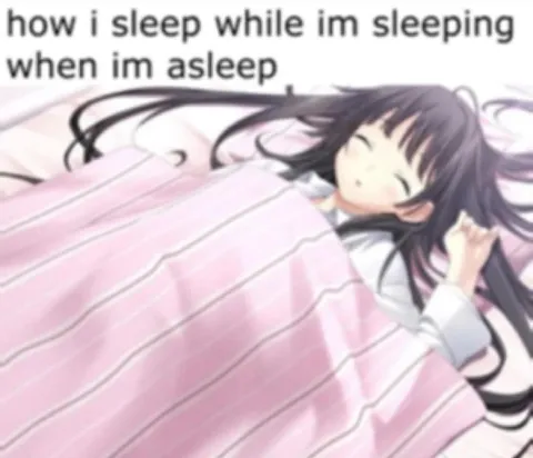 How I Sleep While Sleeping