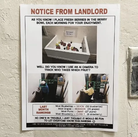 Landlord Tracks Berry Consumption