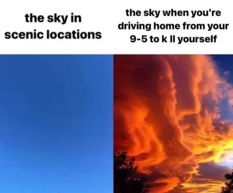 The Sky on Your Drive Home