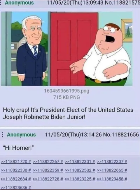 Biden Meets Homer Simpson
