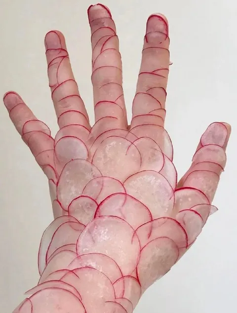 Рука, покрытая чешуёй
