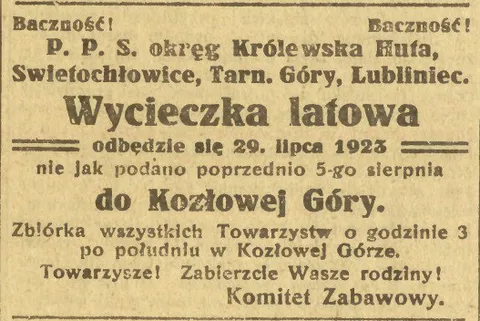 Wycieczka łatowa do Kozłowej Góry