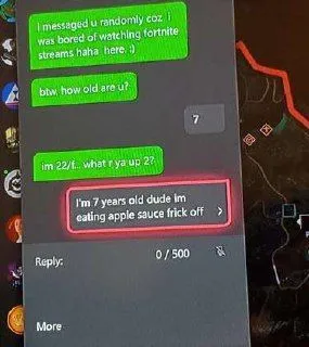 Seven-Year-Old Texting Back