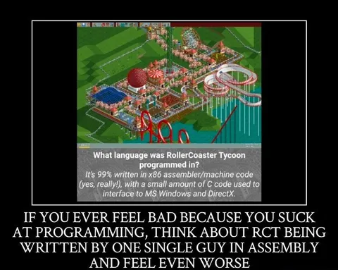 RollerCoaster Tycoon Assembly Programmer