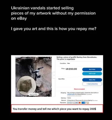 Banksy Gets Repaid in Pieces