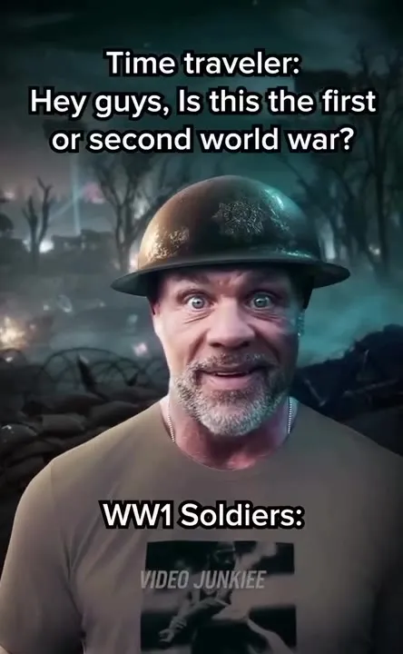 Time Traveler Meets WWI Soldiers