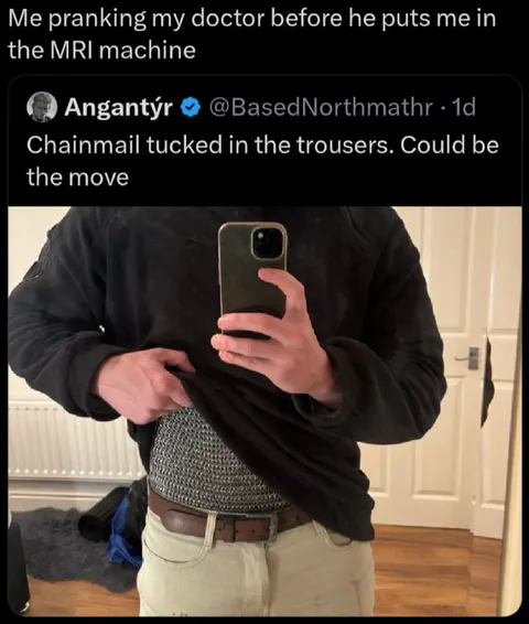 Chainmail Before the MRI