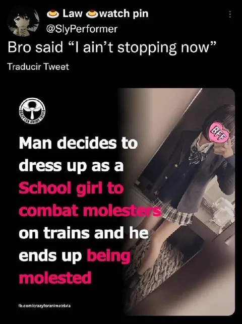 Schoolgirl Molester Combat Backfires