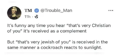 Very Christian vs Very Jewish