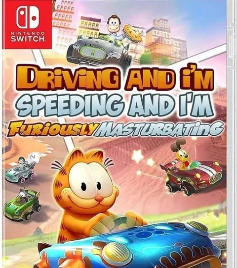 Garfield Furiously Masturbating