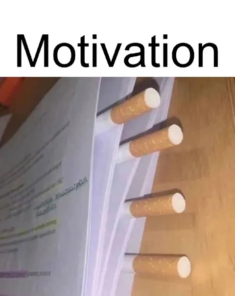 Motivation Cigarette Bookmarks