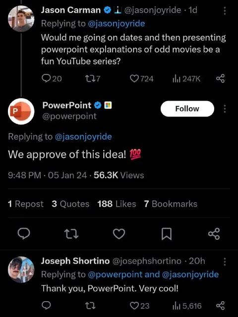 PowerPoint Dating YouTube Series
